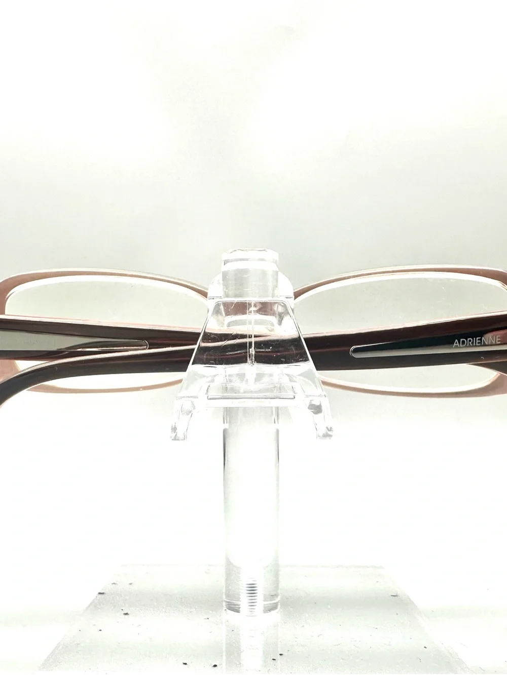 Adrienne Vittadini AV7021 Womens Eyeglasses Pink Rectangular Frames 51-15-140